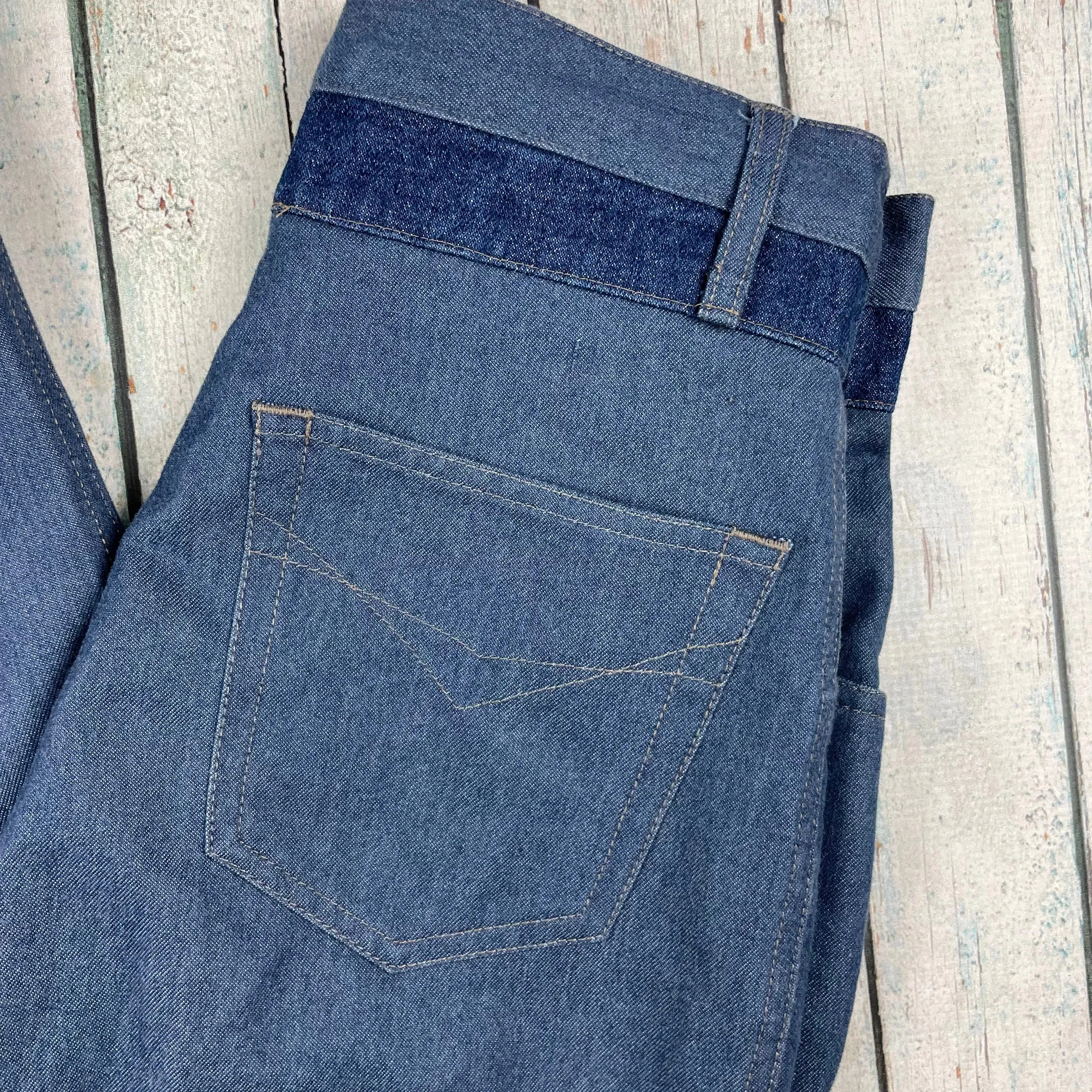 70's/80's Australian Made Fletcher Jones Woman Vintage Jeans - Suit Size 8/10