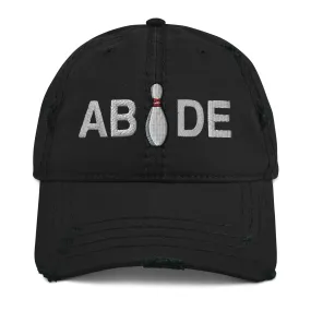 Abide Bowling Pin | Lebowski Distressed Dad Hat