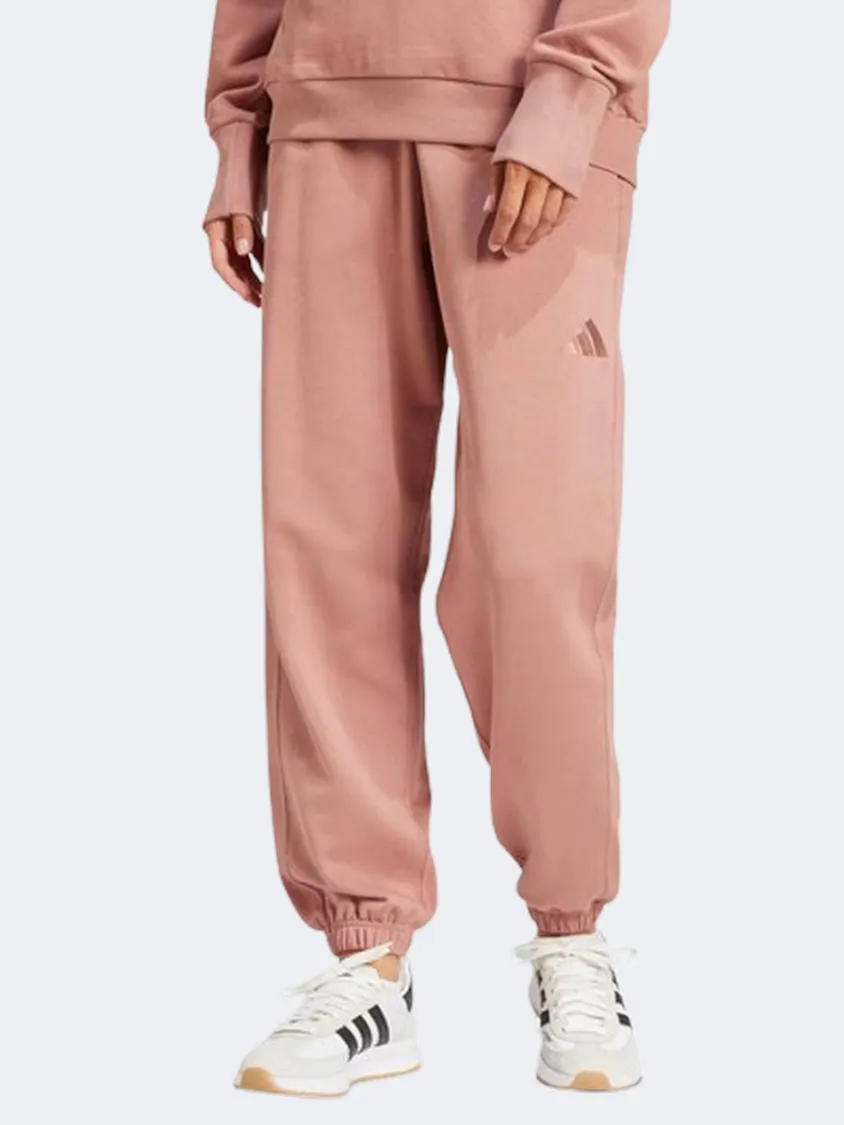 Adidas All Szn French Terry Women Sportswear Pant Warm Clay