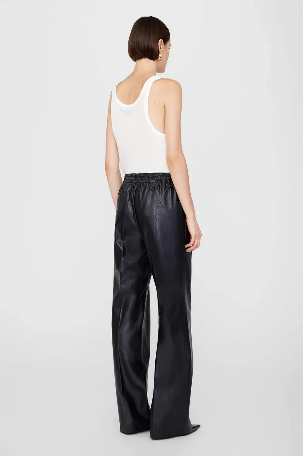 Anine Bing Soto Pant - Night Sky Vegan Leather