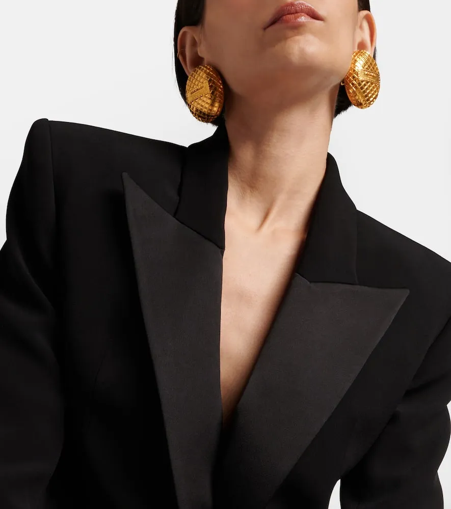 Balmain Single-breasted cr√É¬™pe blazer