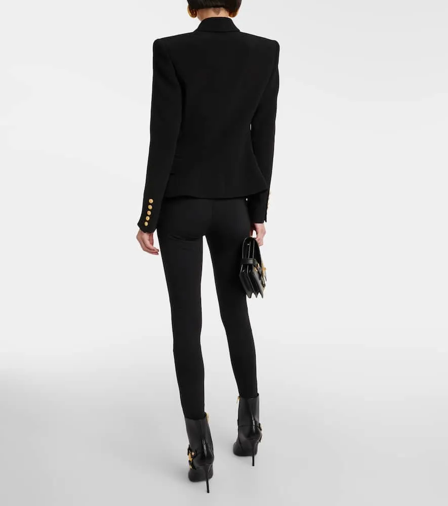 Balmain Single-breasted cr√É¬™pe blazer