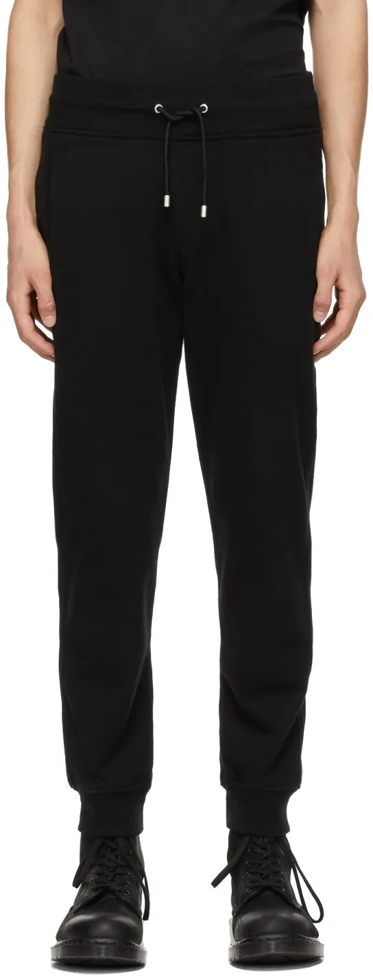 Belstaff Black French Terry Lounge Pants