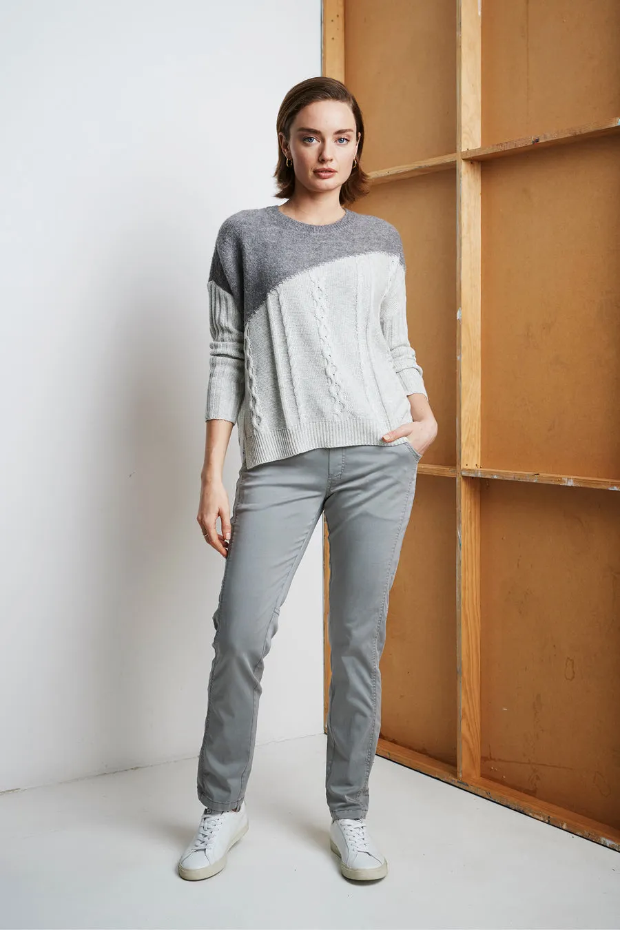 Birch Sweater - Silver Marl