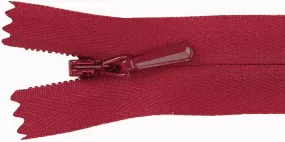 Burgundy -Zipper Invisible 22"