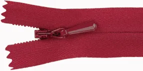 Burgundy -Zipper Invisible 9"