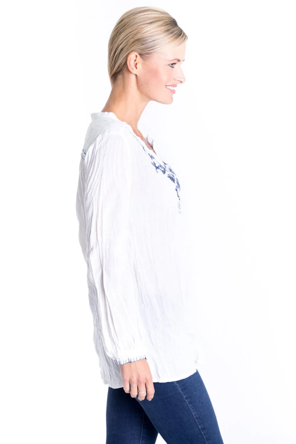 Calgari Top in White