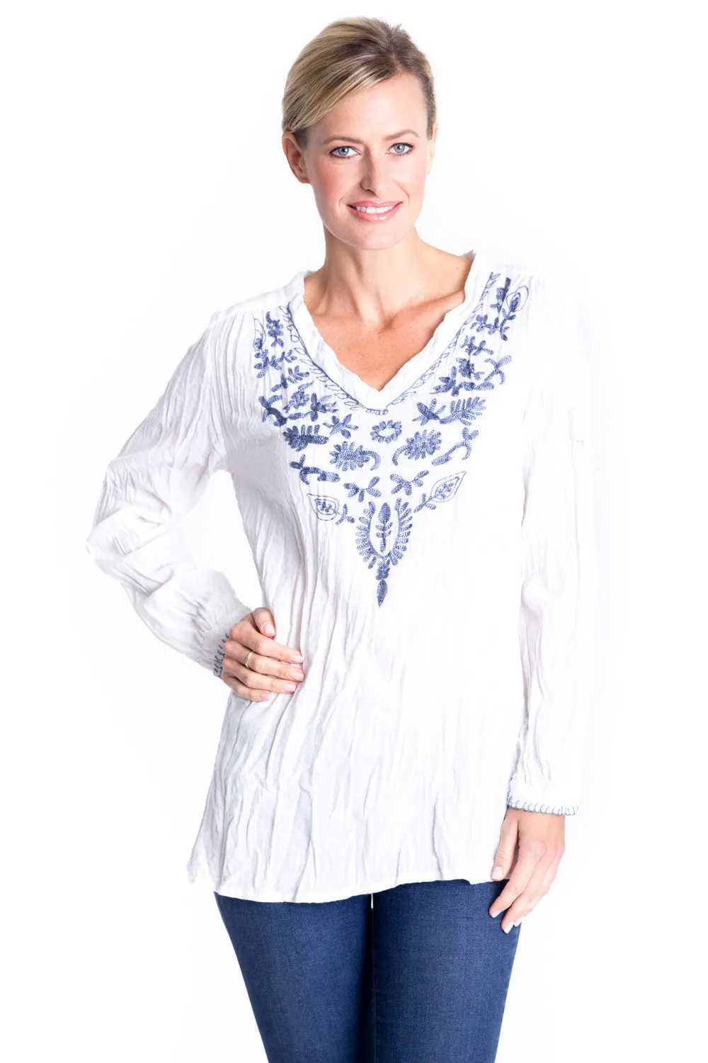 Calgari Top in White