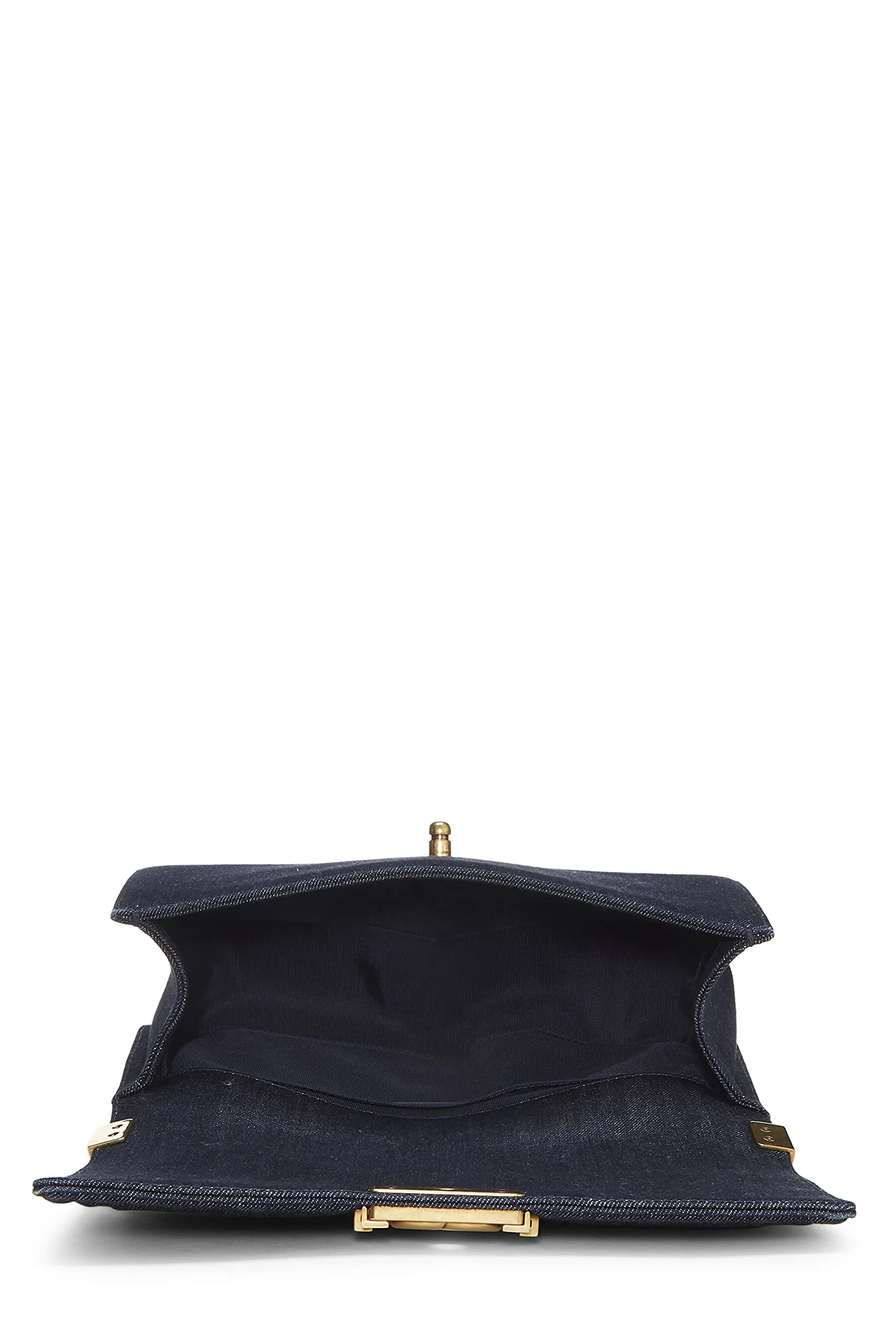 Chanel,  Navy & Red Denim Boy Bag Medium, Multi