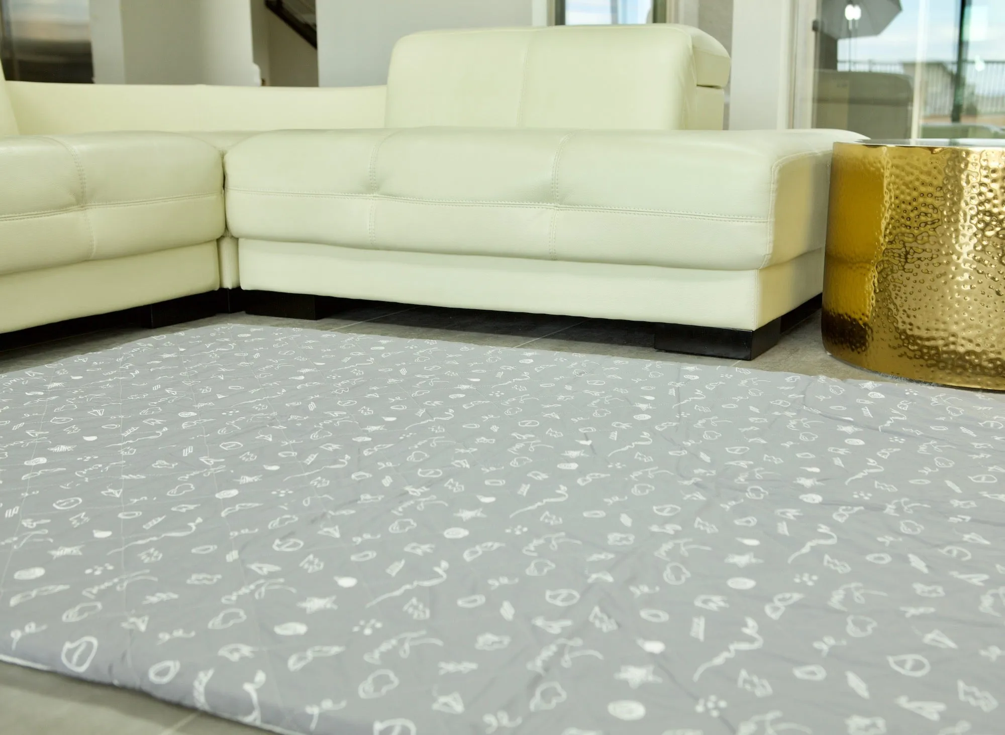CorkiMat® COMFY - Love Gray Organic