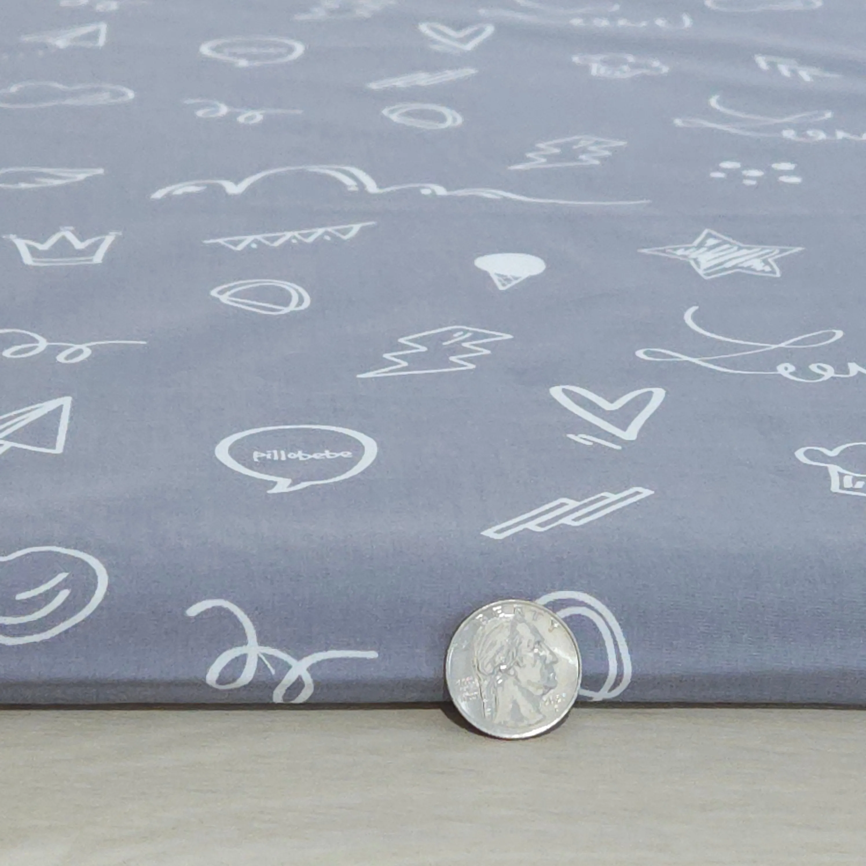 CorkiMat® COMFY - Love Gray Organic