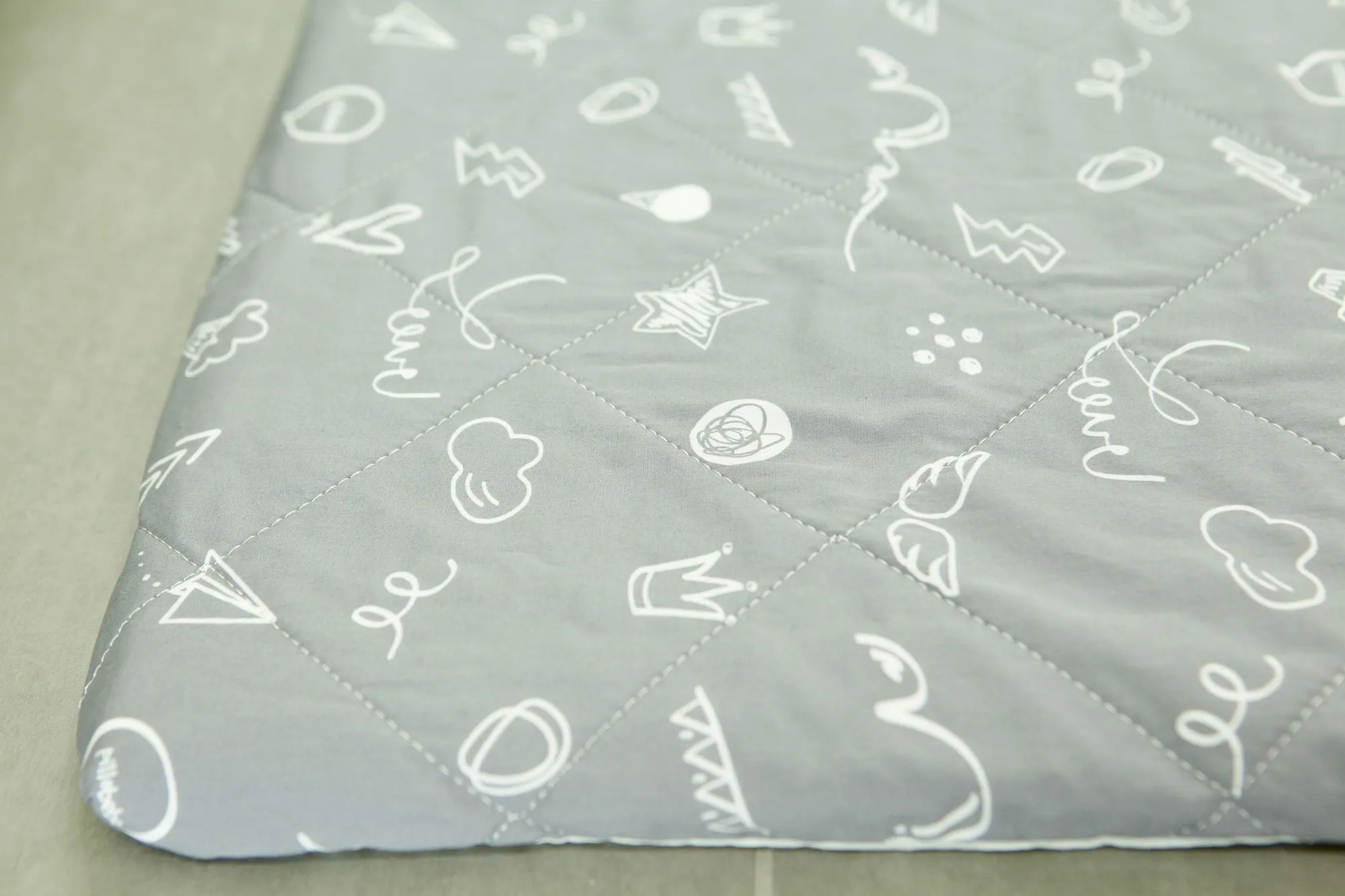 CorkiMat® COMFY - Love Gray Organic