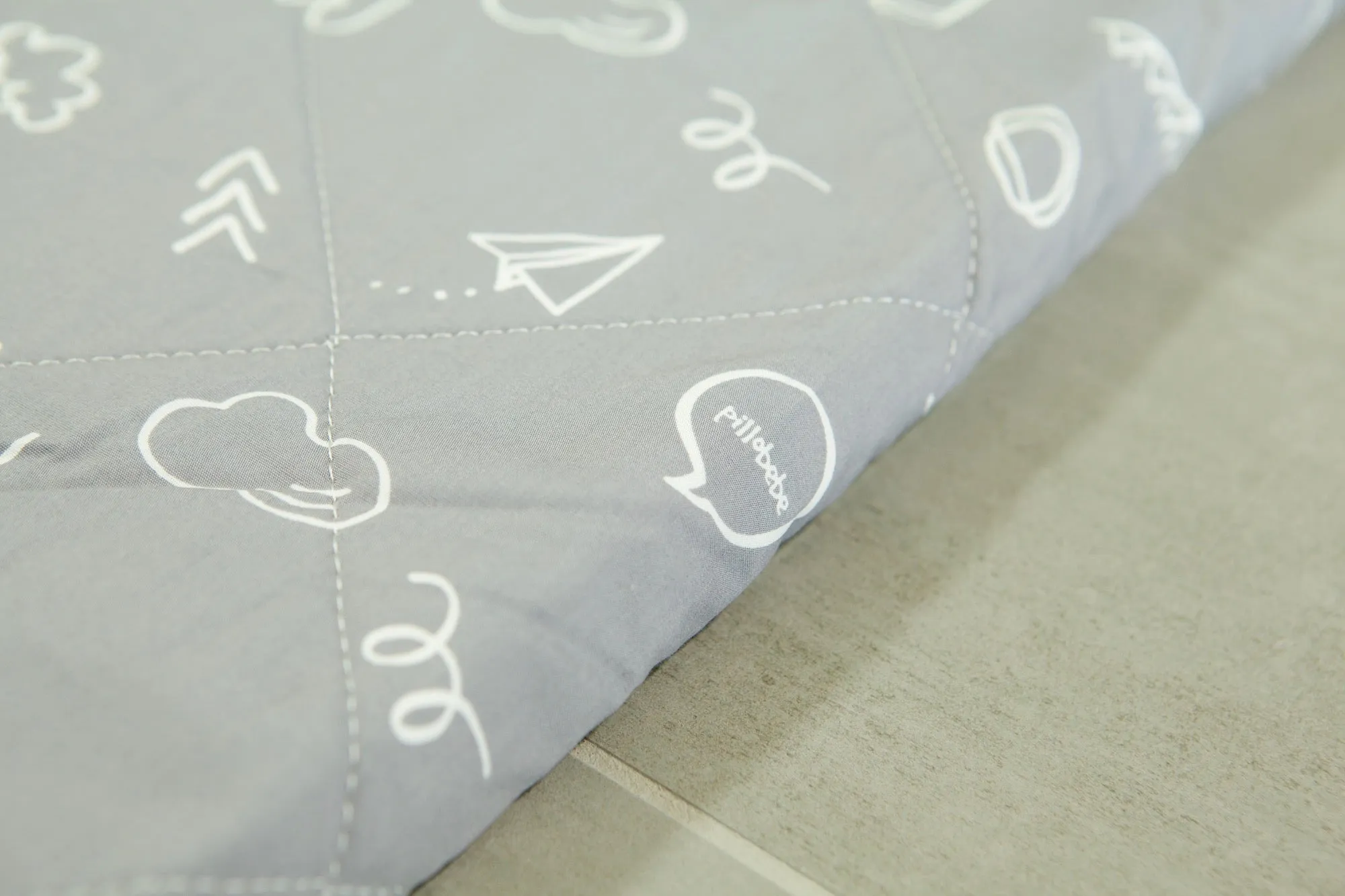 CorkiMat® COMFY - Love Gray Organic