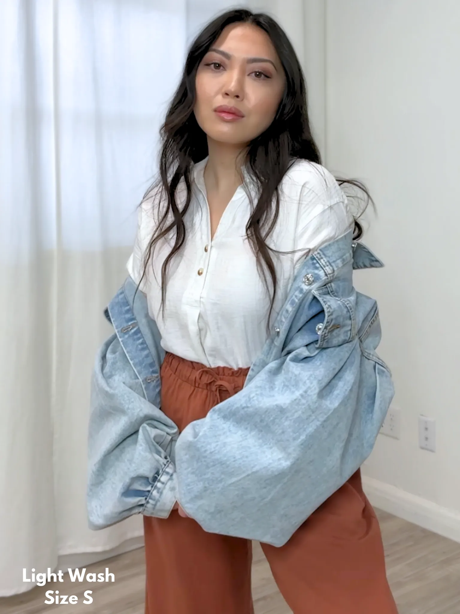 Darya Puff Sleeve Denim Jacket