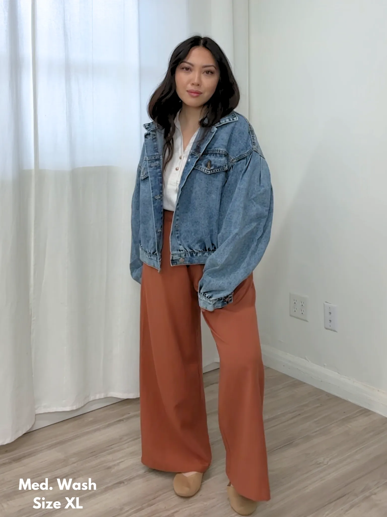 Darya Puff Sleeve Denim Jacket