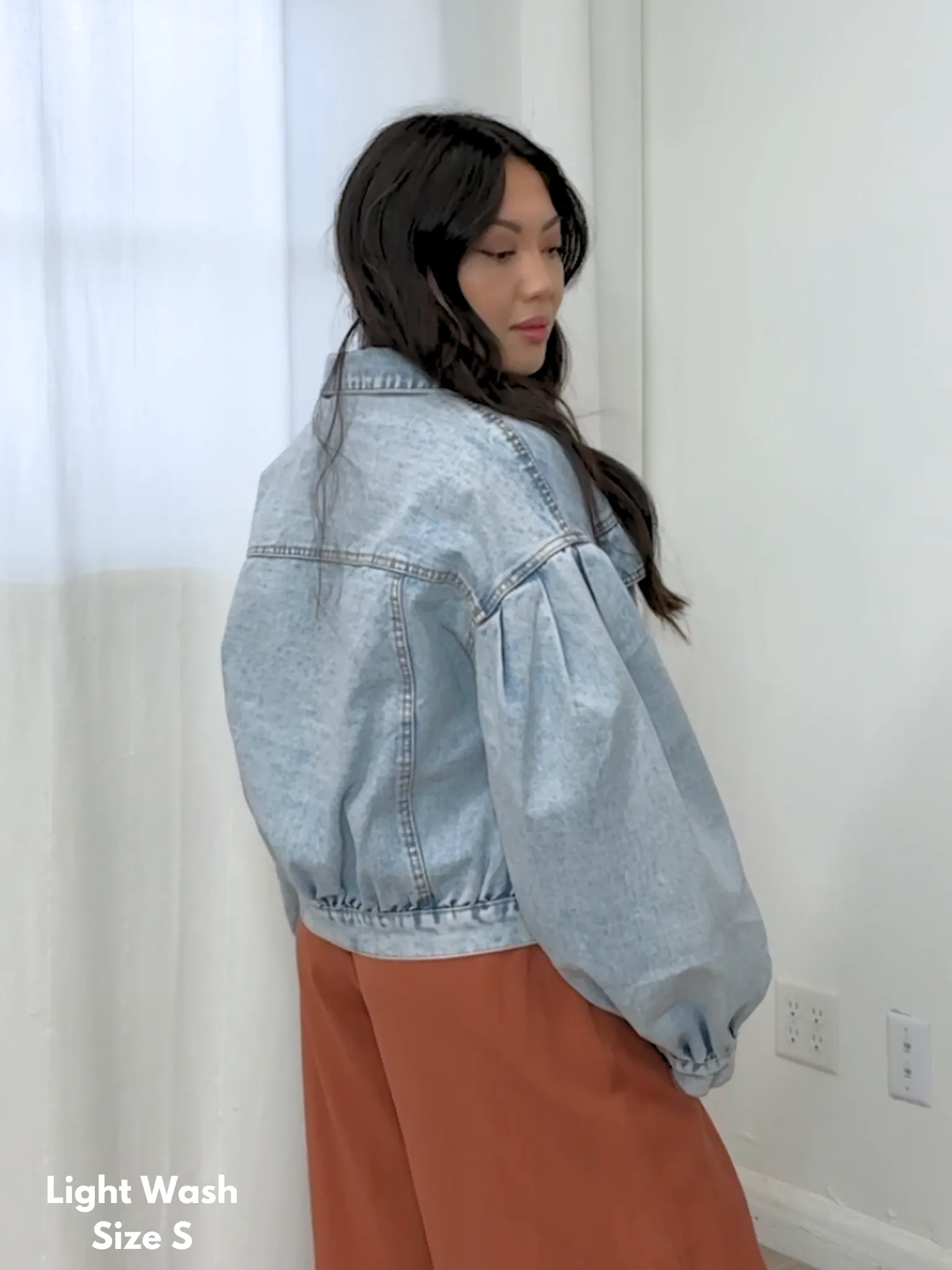 Darya Puff Sleeve Denim Jacket