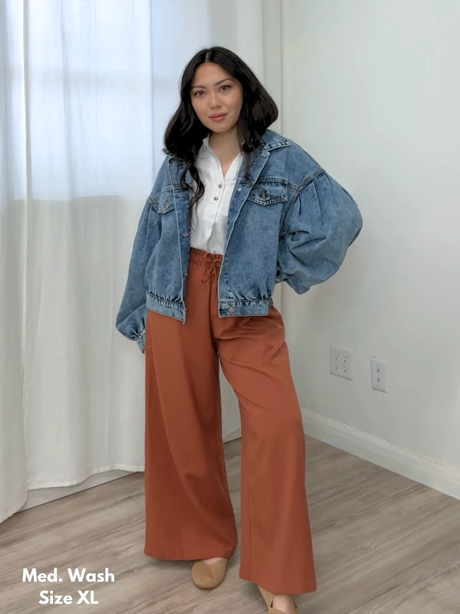 Darya Puff Sleeve Denim Jacket