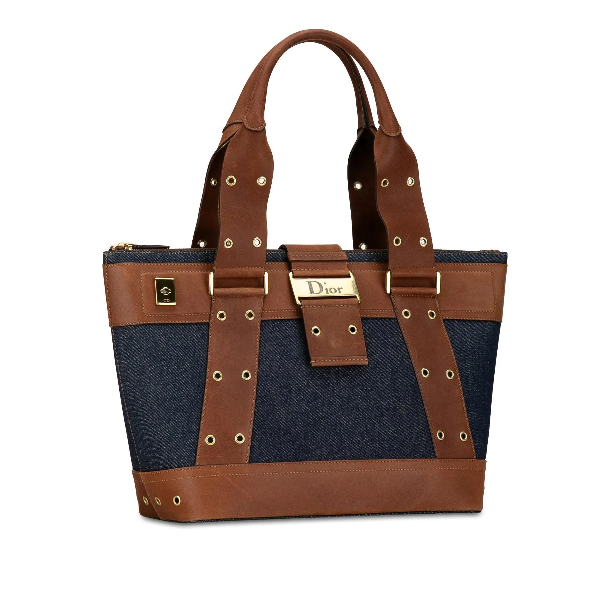 Dior Denim Street Chic Tote (SHG-hvyymA)