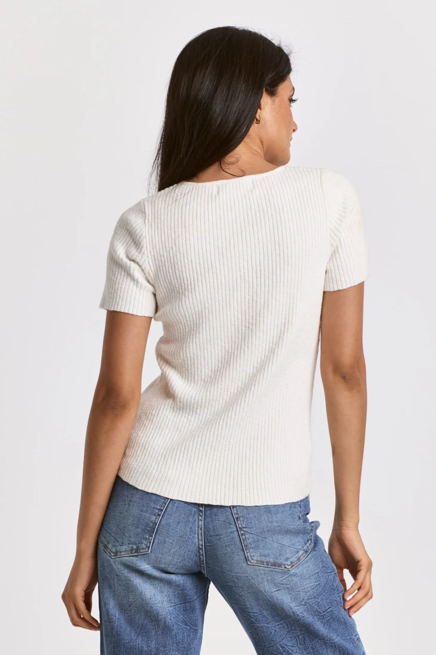 Elandra Crew Neck Top - FINAL SALE