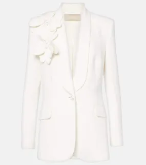 Elie Saab Floral-appliqu√É¬© blazer