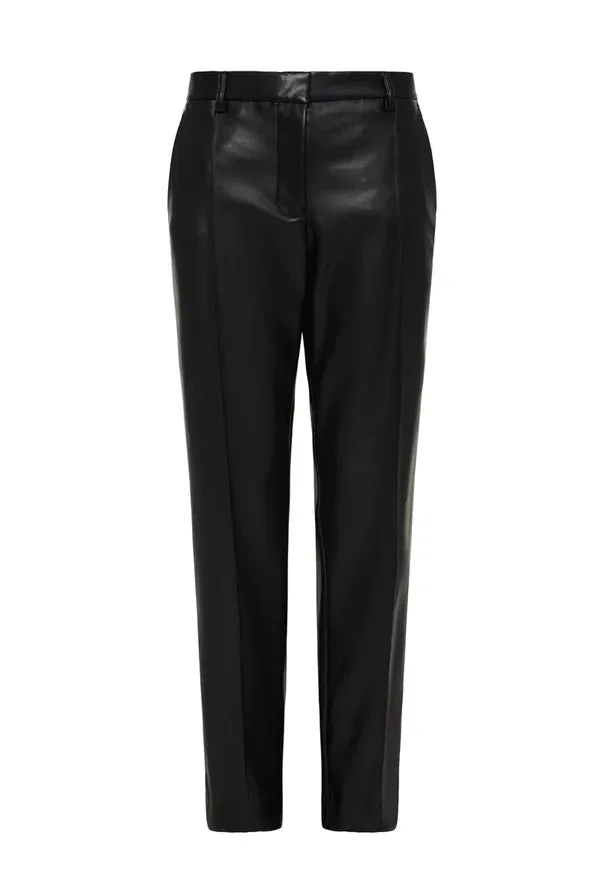 Esse Studios Classico Leather Trouser - Black