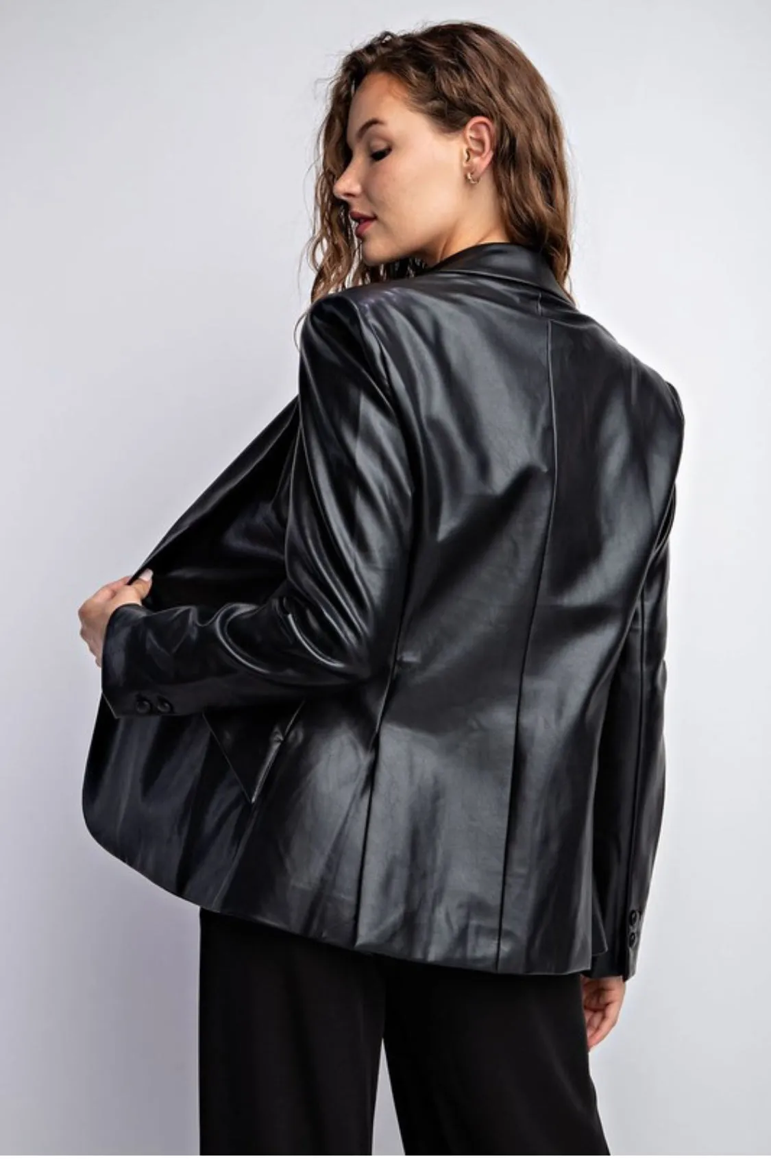Farrow Leather Blazer