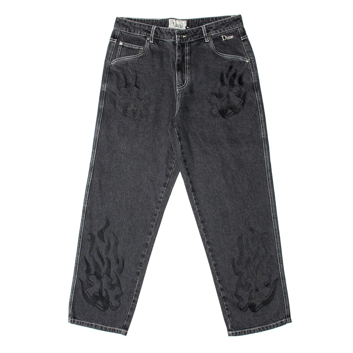 Flamepuzz Relaxed Denim Pant