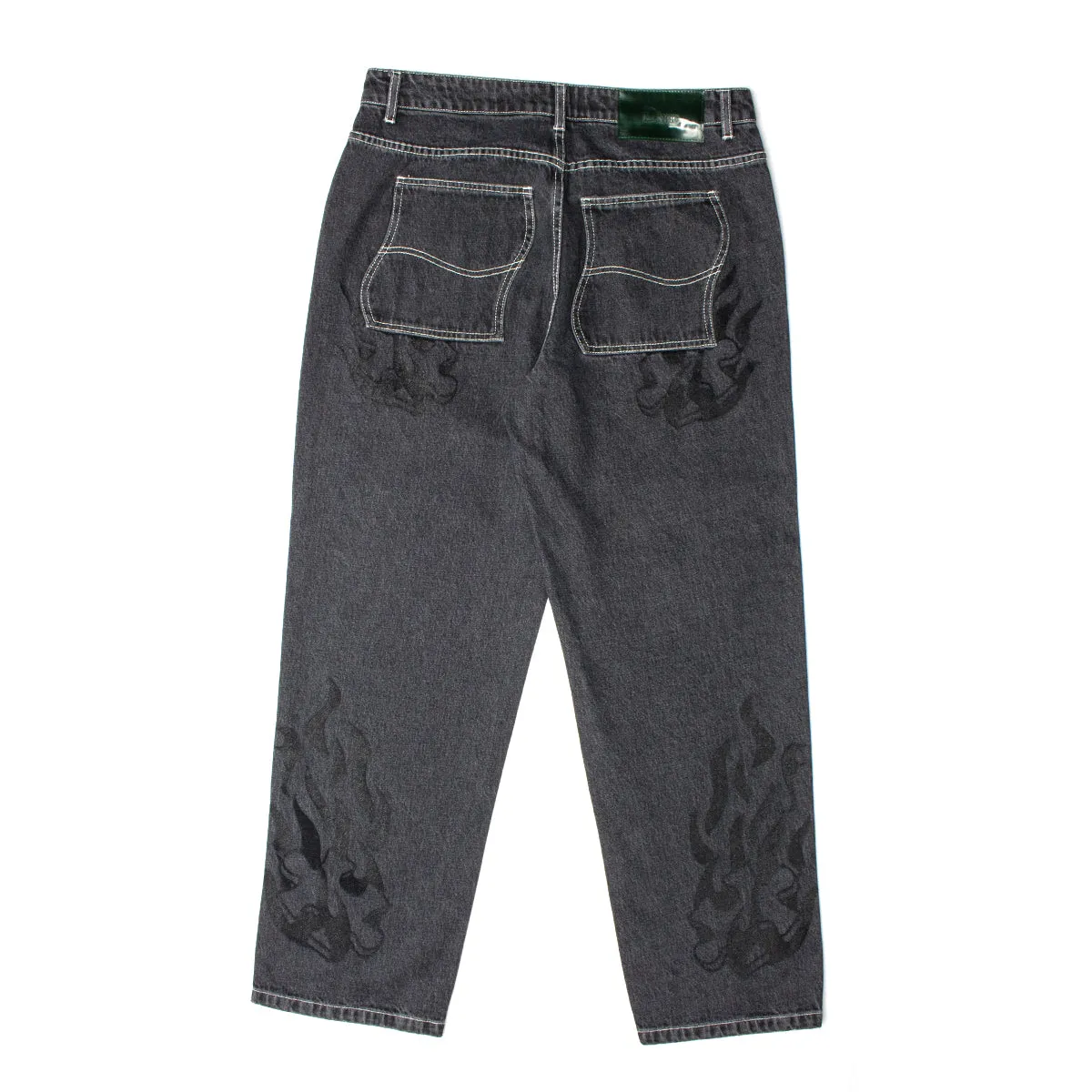 Flamepuzz Relaxed Denim Pant