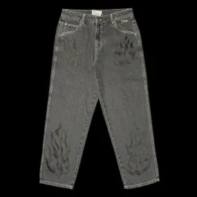 Flamepuzz Relaxed Denim Pant