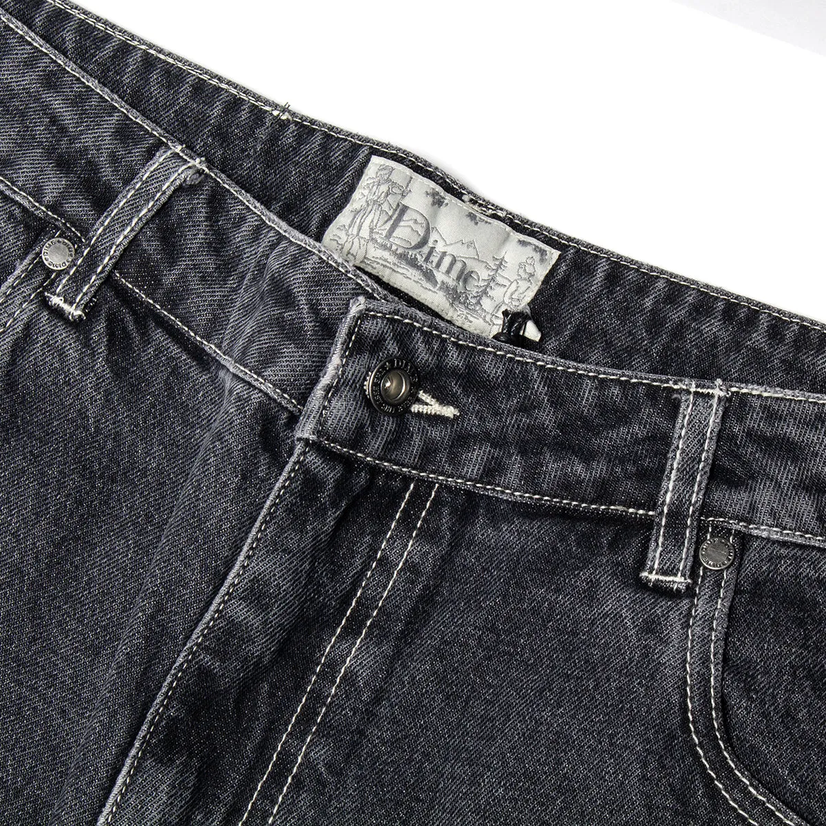 Flamepuzz Relaxed Denim Pant