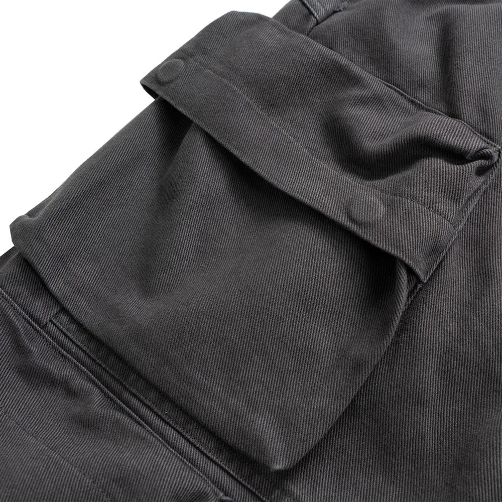 Grey Multi Pockets Cargo Pants