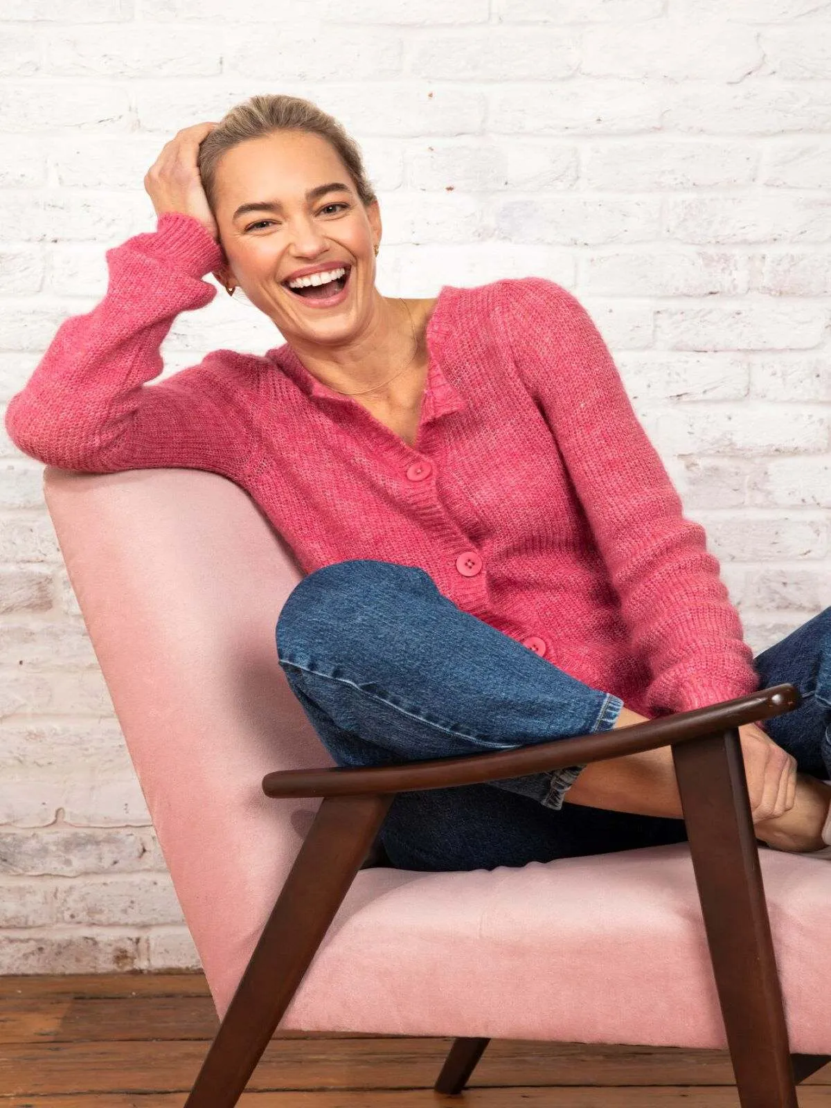 Harlow Mercerised Wool Cardi