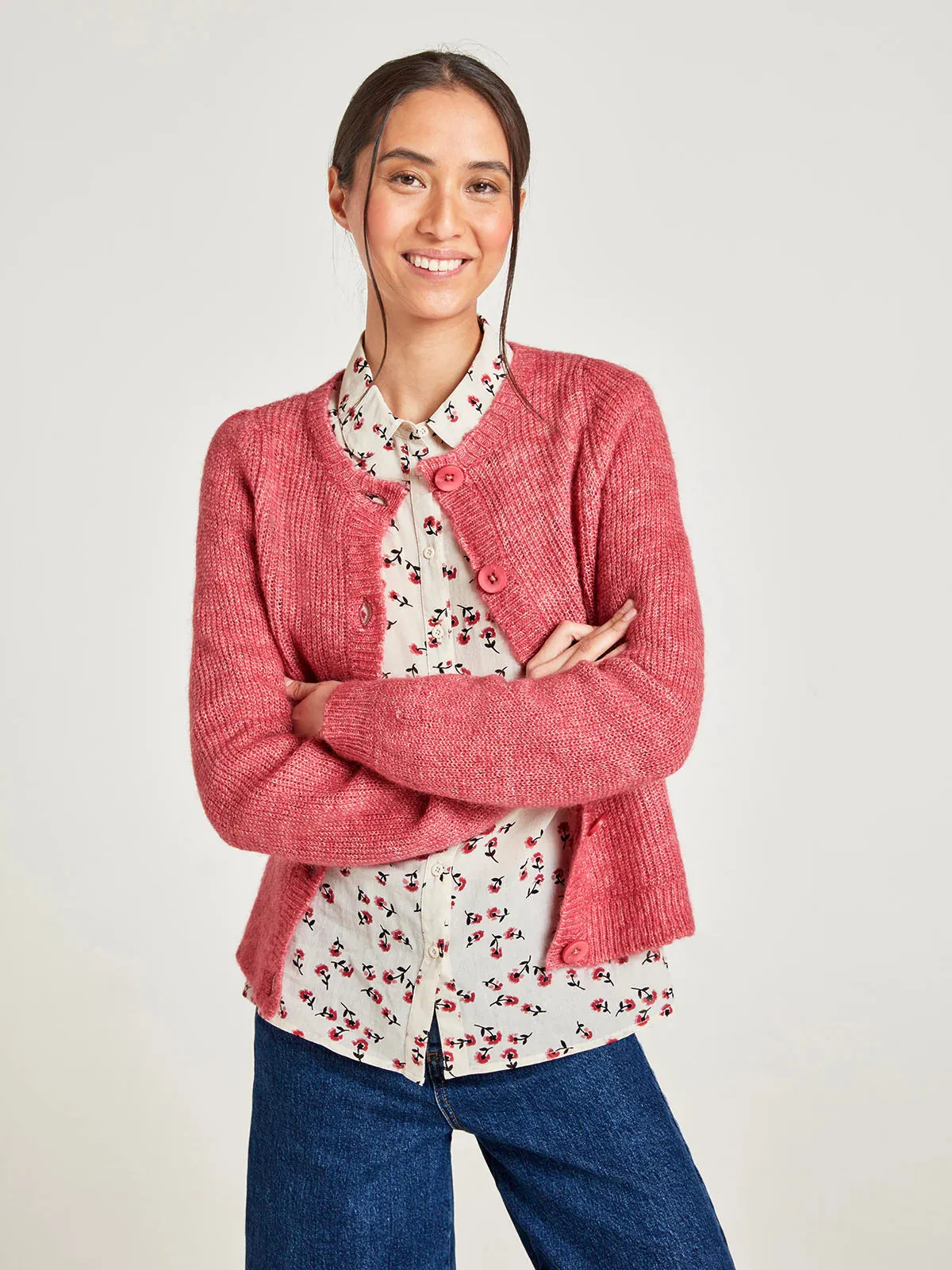 Harlow Mercerised Wool Cardi