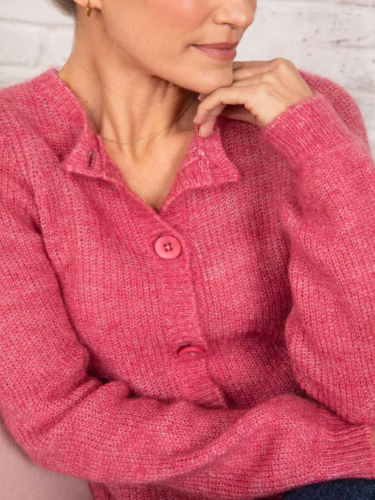 Harlow Mercerised Wool Cardi