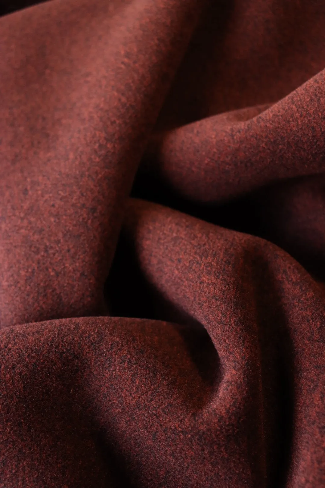 Heathered Russet Polartec Thermal Pro Double Sided Fleece