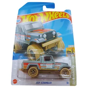 Hot Wheels Jeep Scrambler – Die-Cast Off-Road Adventure Truck | Baja Blazers Series | Collectible Toy Car for Kids & Collectors