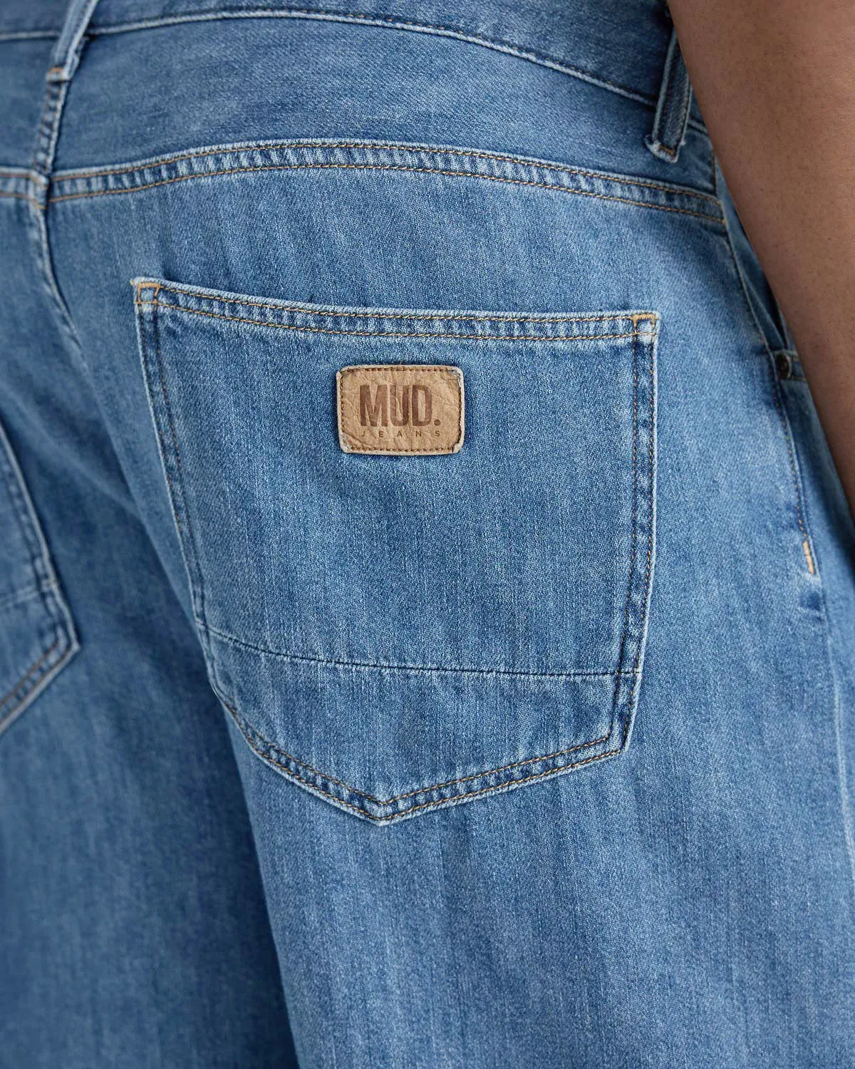 James Denim Short - Medium Stone