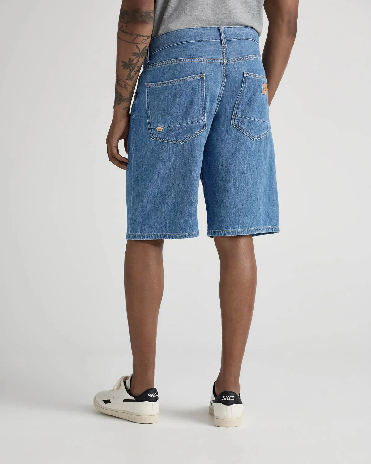James Denim Short - Medium Stone