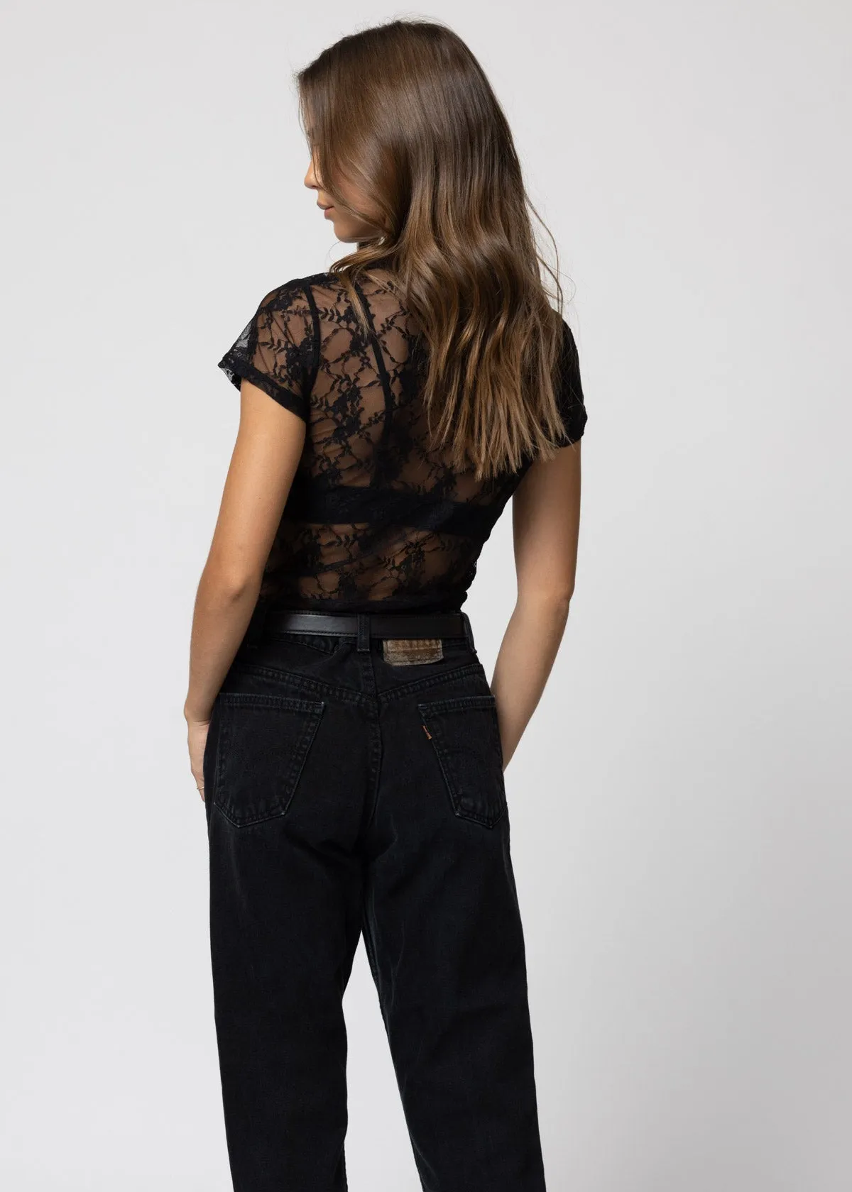LACE BABY TEE