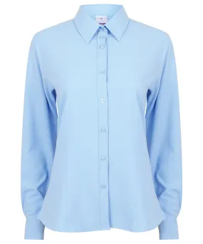 Light Blue - Women's wicking antibacterial long sleeve shirt