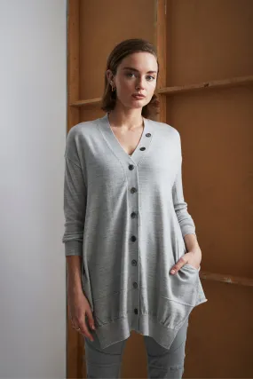 Mainline Cardi - Silver