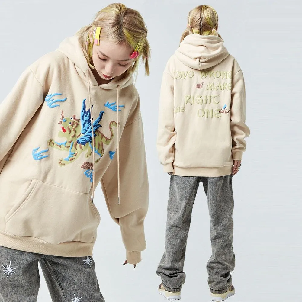 Men's & Women's Plush Pure Cotton Hoodie - Street Style