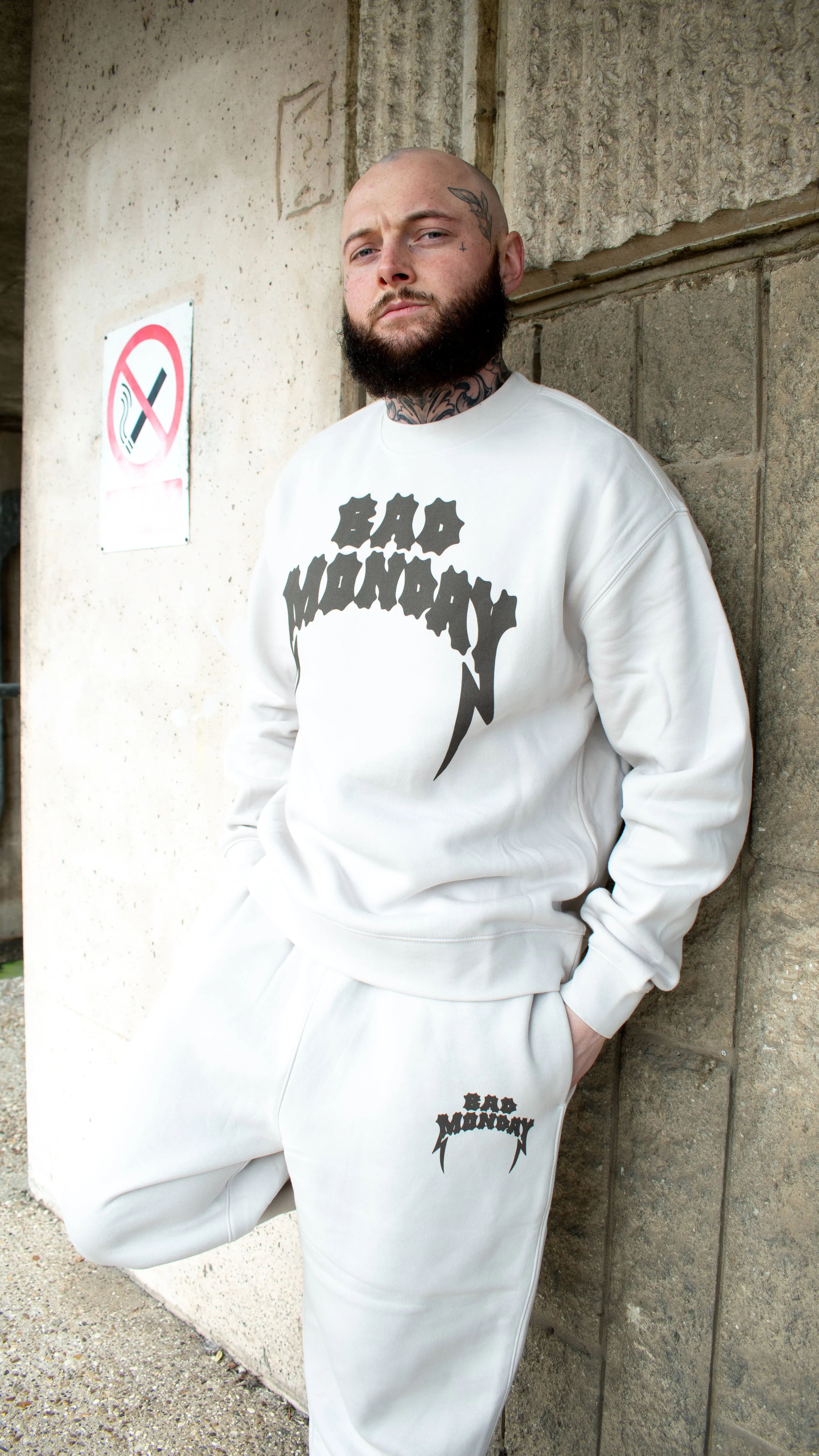 Relaxed Fit Logo Sweatshirt Bone