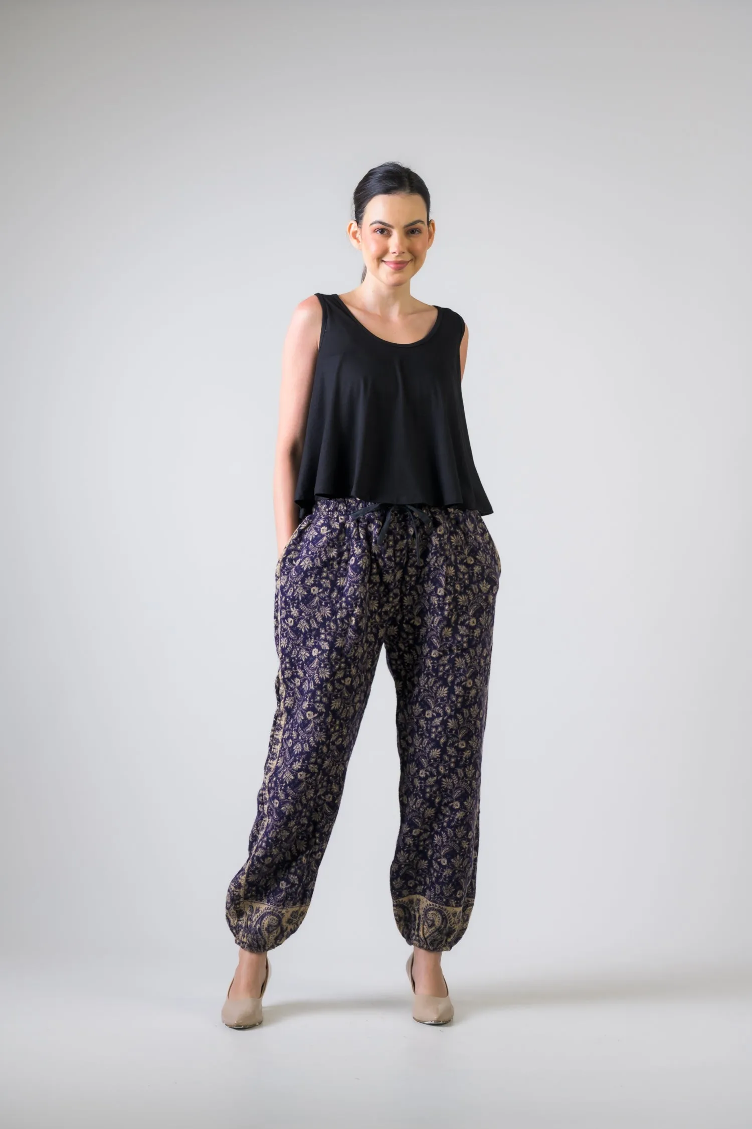Rhea Playful Paisley Pants