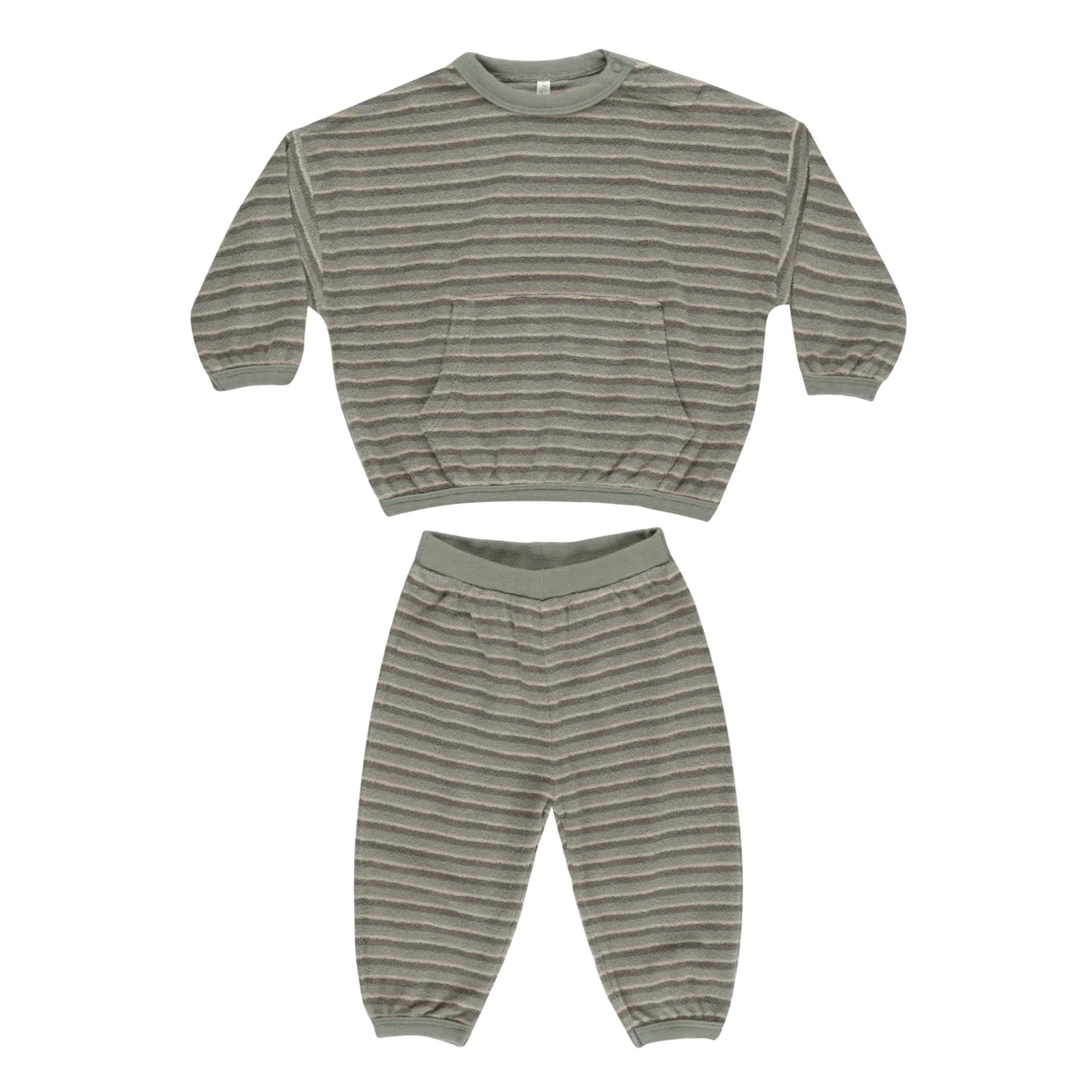 Rylee   Cru - Relaxed Top   Pant Set - Retro Stripe