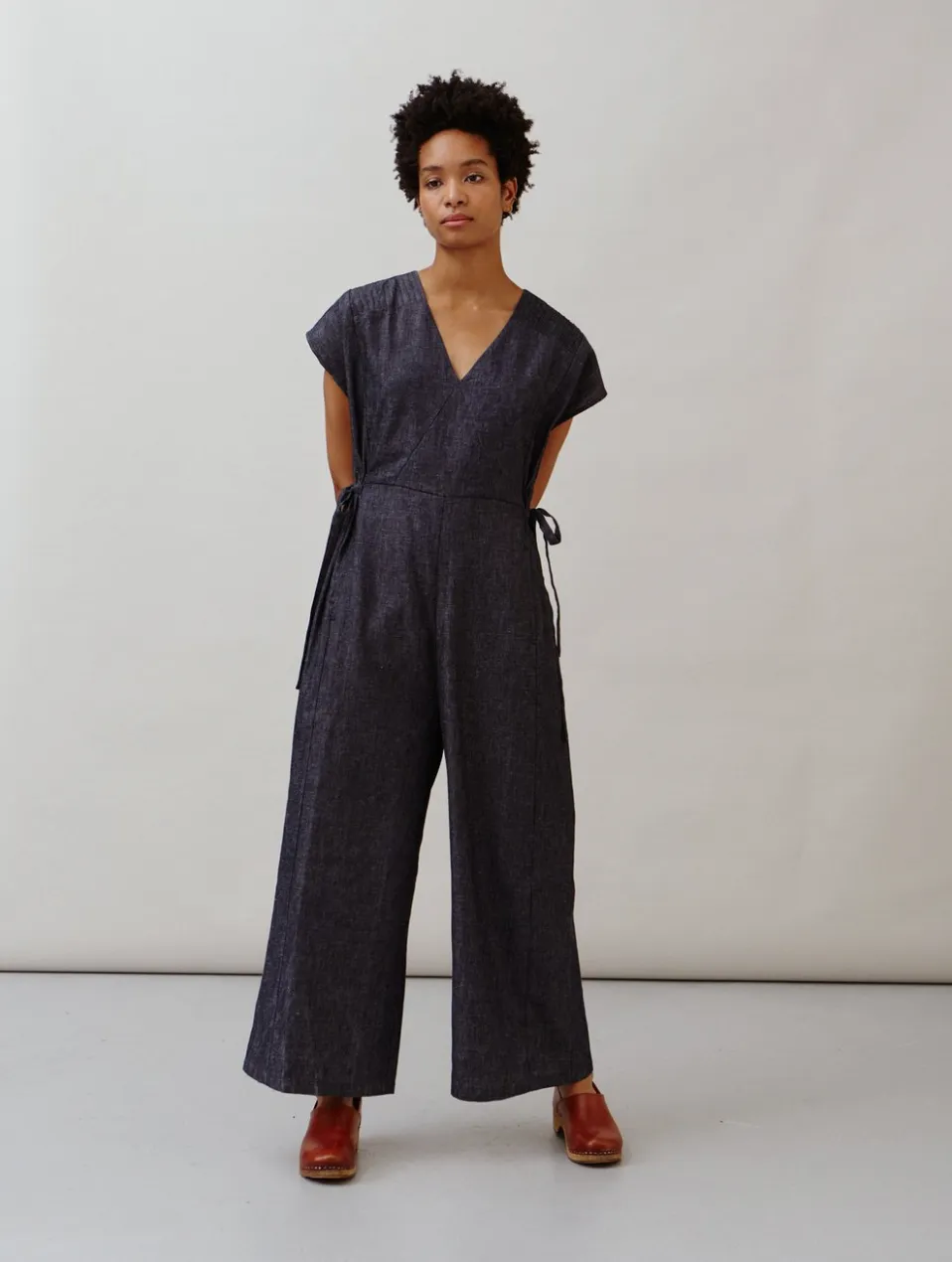 Sideline | Ava Jumpsuit | Dark Indigo