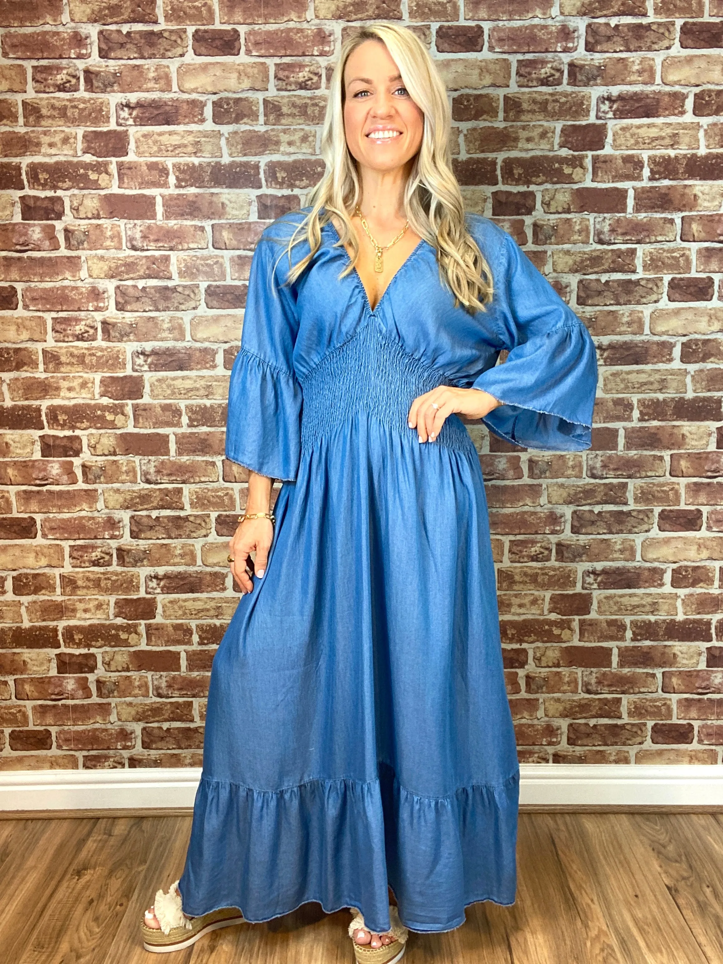 Sweet As Denim Dress