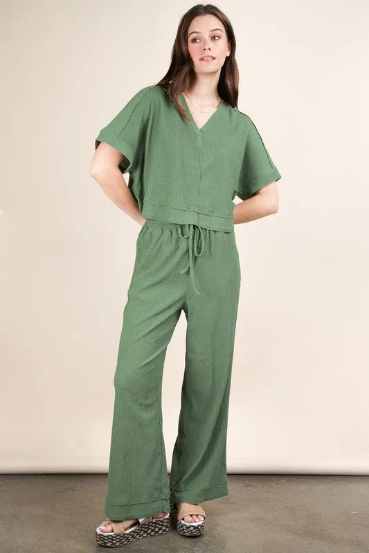 Textured Knit Casual Top