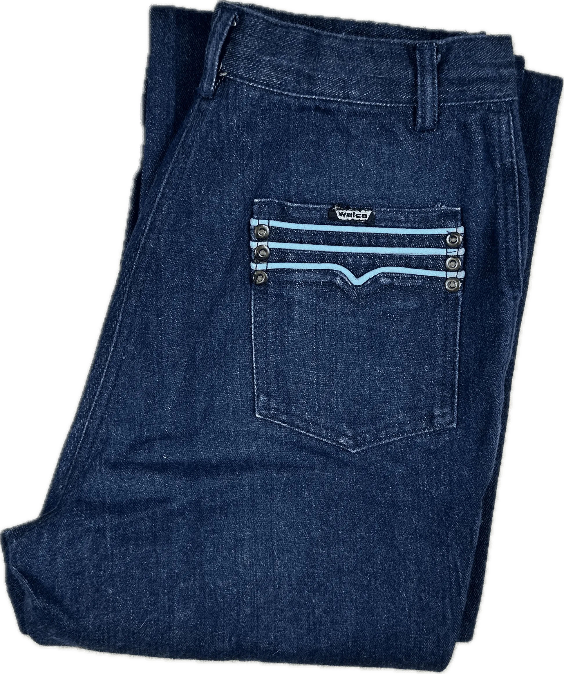 Walco 1970's Vintage Straight Leg Jeans - Suit Size 10-11